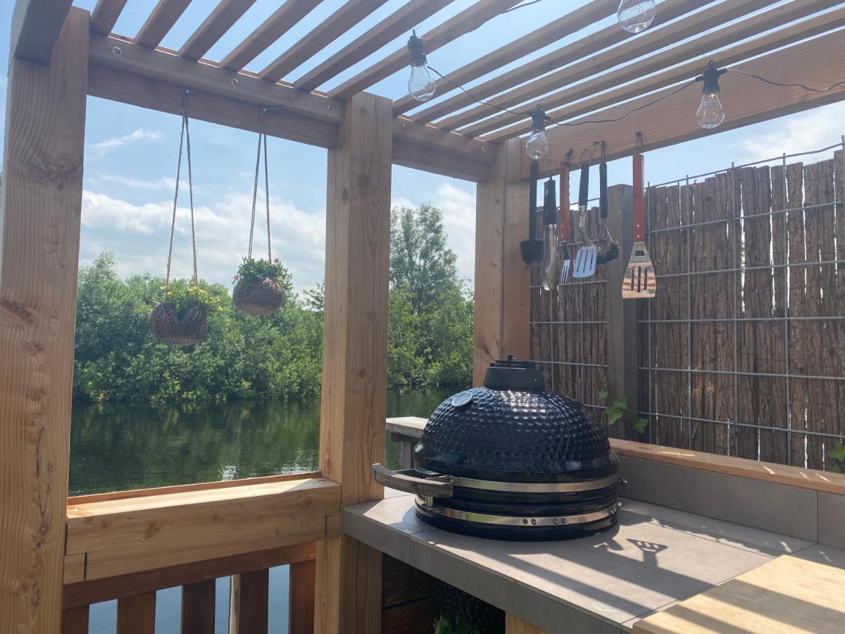 New - Private Residence With Sauna - On A Lake Near Amsterdam Vinkeveen Exteriör bild