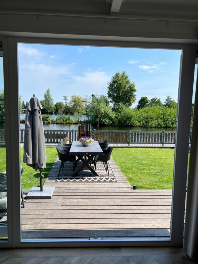 New - Private Residence With Sauna - On A Lake Near Amsterdam Vinkeveen Exteriör bild