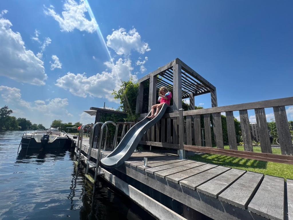 New - Private Residence With Sauna - On A Lake Near Amsterdam Vinkeveen Exteriör bild