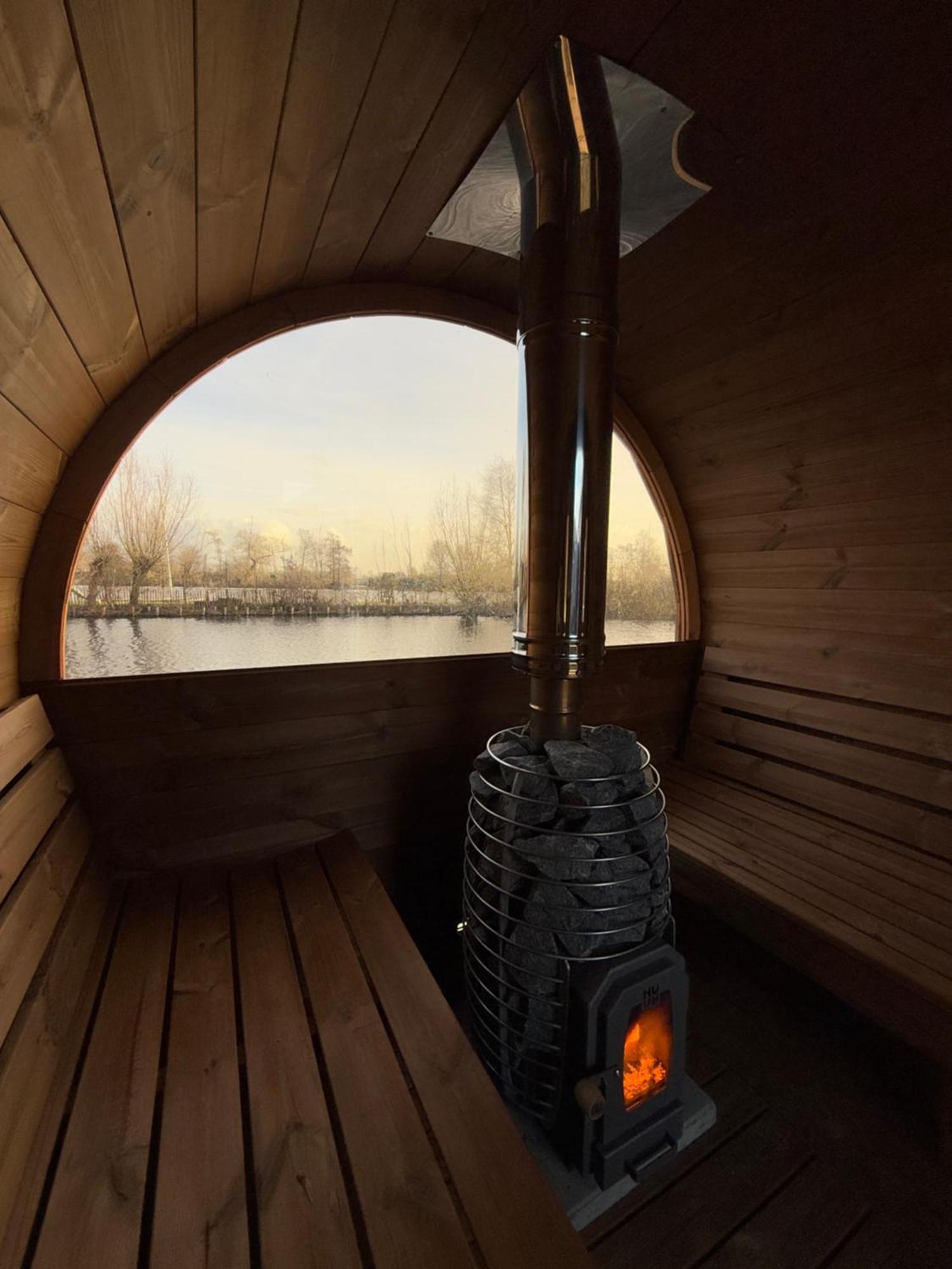 New - Private Residence With Sauna - On A Lake Near Amsterdam Vinkeveen Exteriör bild