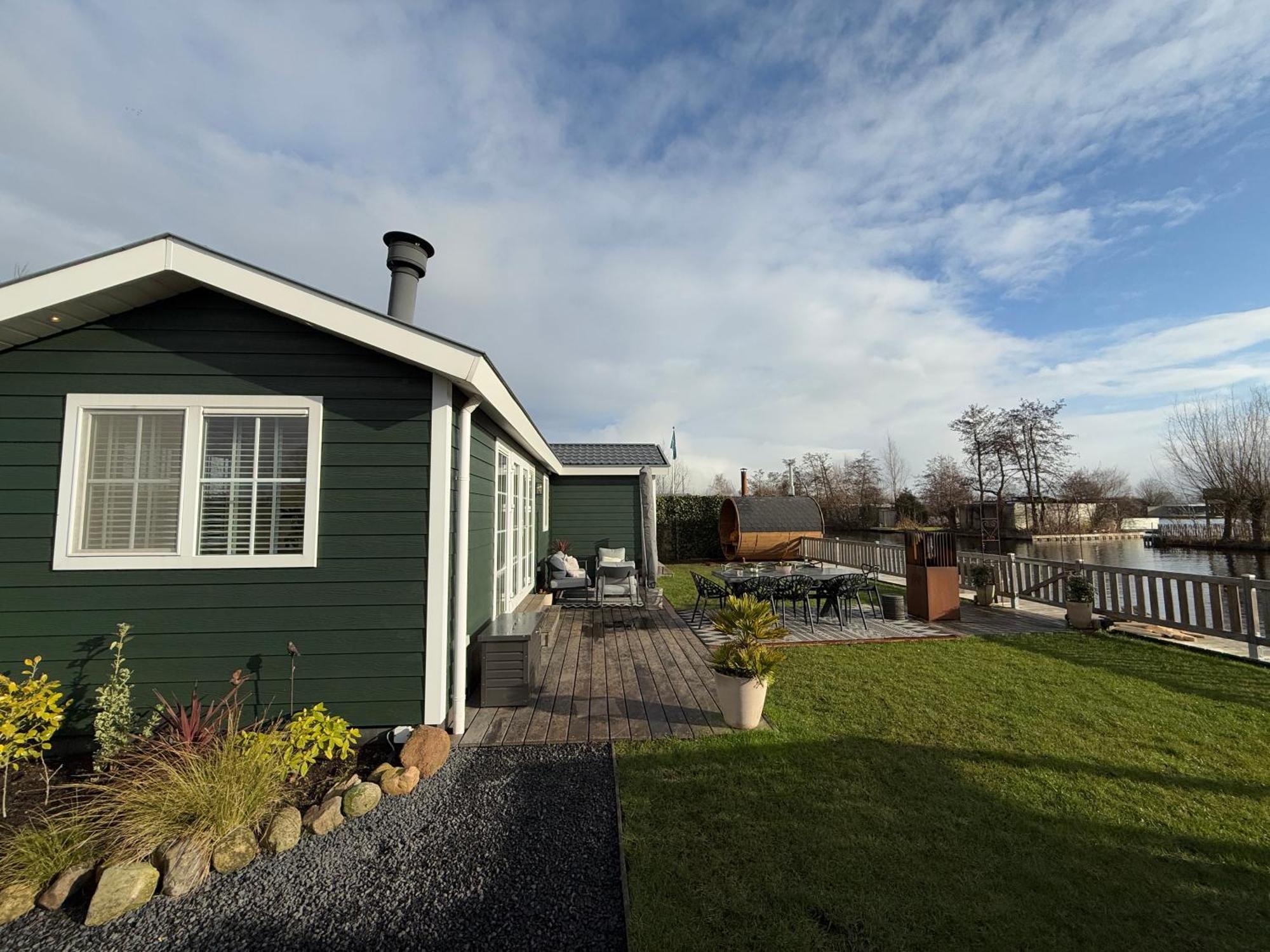 New - Private Residence With Sauna - On A Lake Near Amsterdam Vinkeveen Exteriör bild