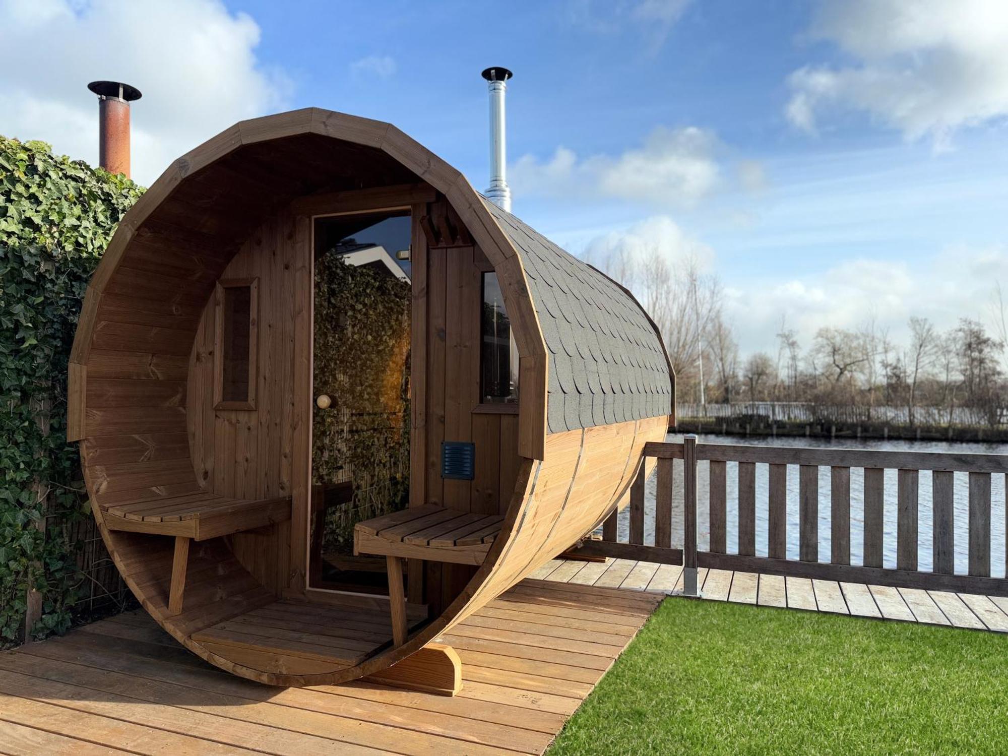 New - Private Residence With Sauna - On A Lake Near Amsterdam Vinkeveen Exteriör bild